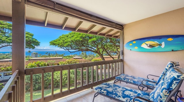 150 Puukolii Rd Unit 18, Lahaina, HI 96761 - balcony with a water view