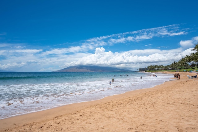 water view featuring a view of the beach