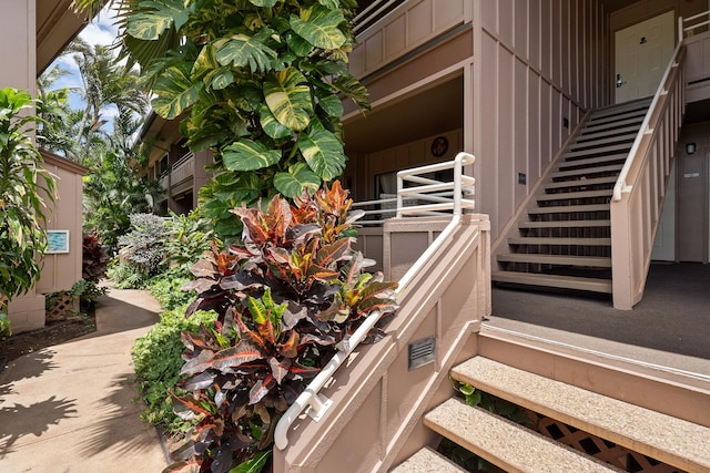 view of stairs