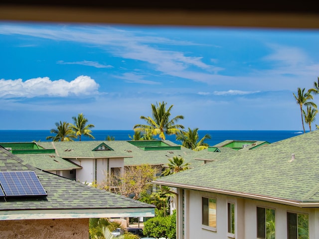 property view of mountains with a water view