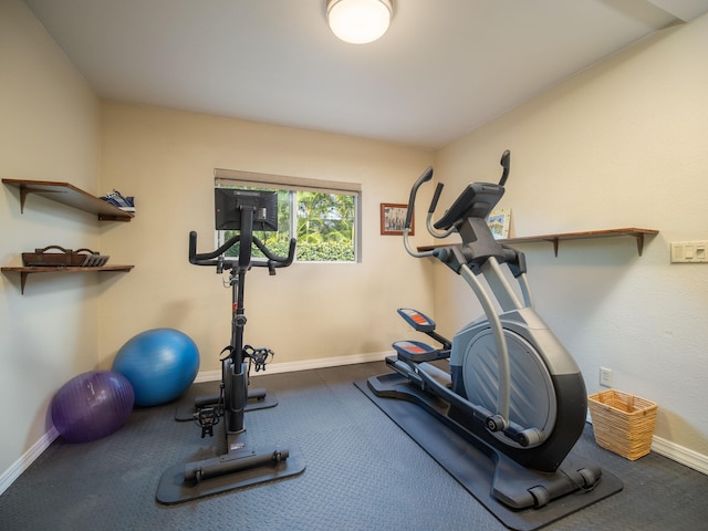 view of exercise room