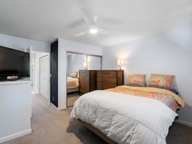 68 Walaka St Unit 5, Kihei, HI 96753 - bedroom with light carpet and a ceiling fan