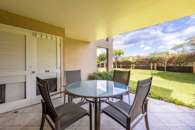 view of patio