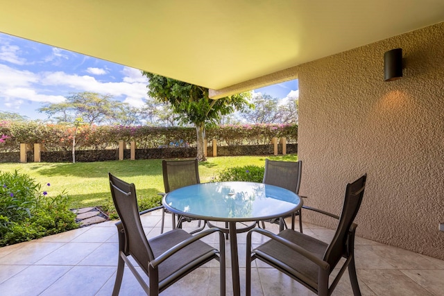 view of patio