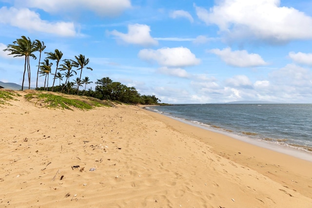 water view with a beach view