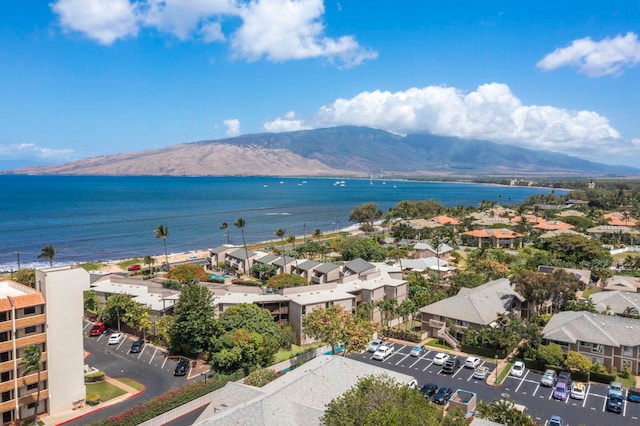 480 Kenolio Rd Unit 24-202, Kihei, HI 96753 - bird's eye view of a water and mountain view