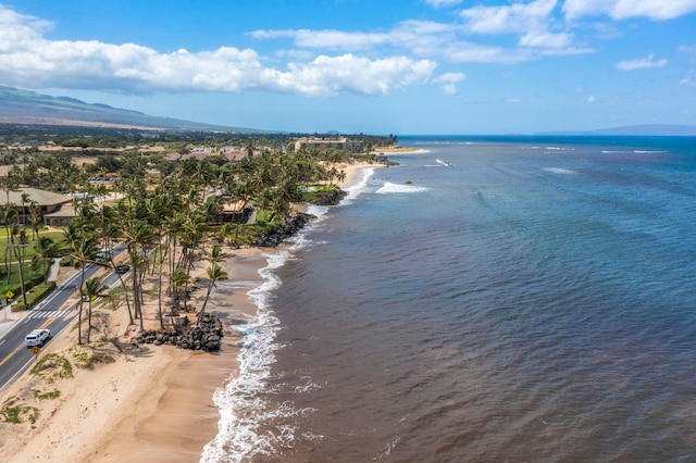 480 Kenolio Rd Unit 24-202, Kihei, HI 96753 - drone / aerial view of a water and mountain view