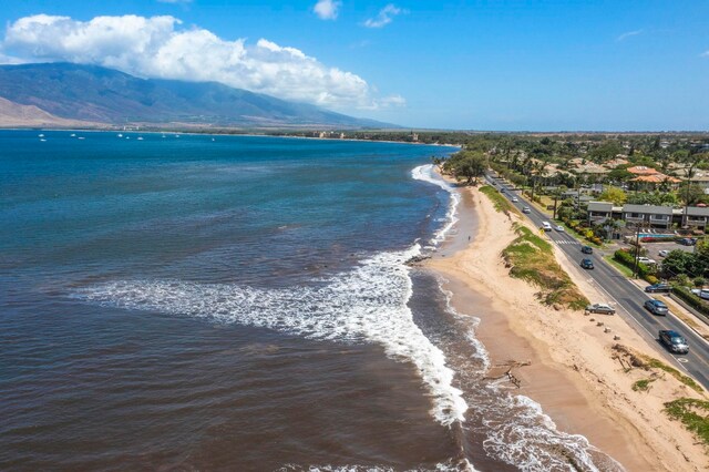 480 Kenolio Rd Unit 24-202, Kihei, HI 96753 - water view featuring mountains and local beach