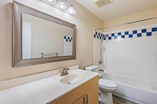 10 Polohina Ln Unit 2-3, Lahaina, HI 96761 - full bathroom with toilet, vanity, bathing tub / shower combination, and wood finished floors