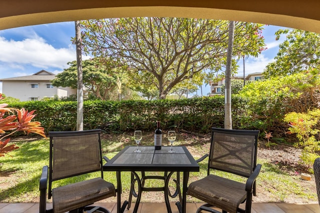 view of patio