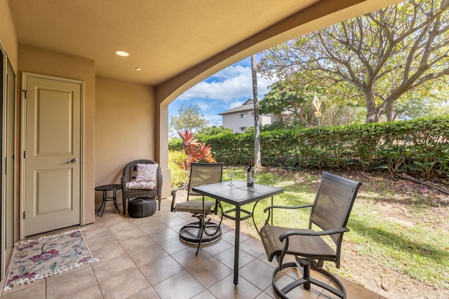 view of patio