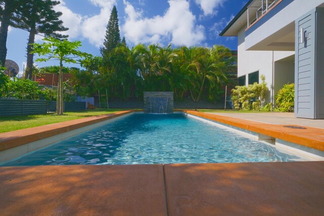 92 Kahana Ridge Dr, Lahaina, HI 96761 - view of swimming pool with fence and a patio area