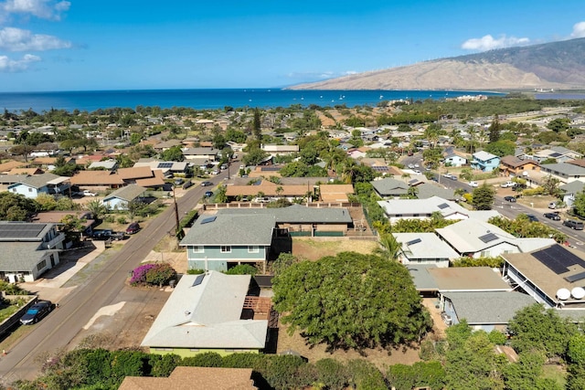 293 Manini Pl, Kihei, HI 96753 - drone / aerial view with a residential view and a water view
