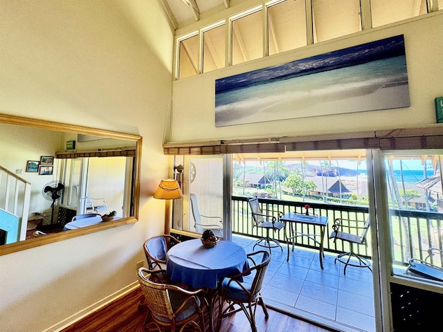 interior space featuring plenty of natural light