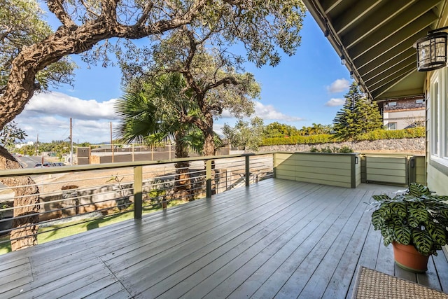 view of deck