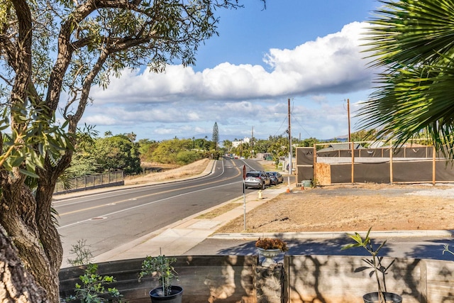 view of road