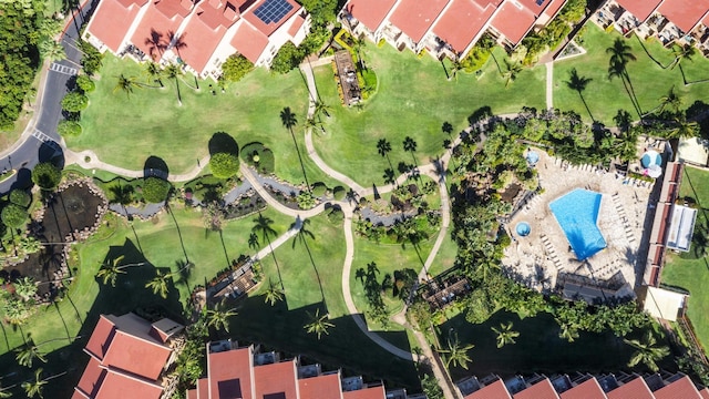 bird's eye view featuring a residential view