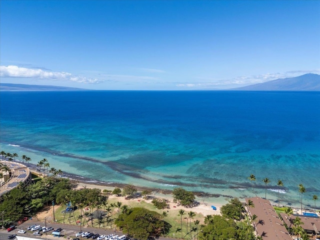 water view with a beach view