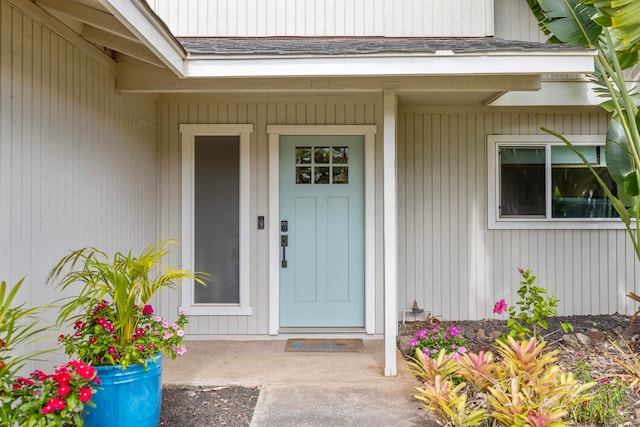 view of entrance to property