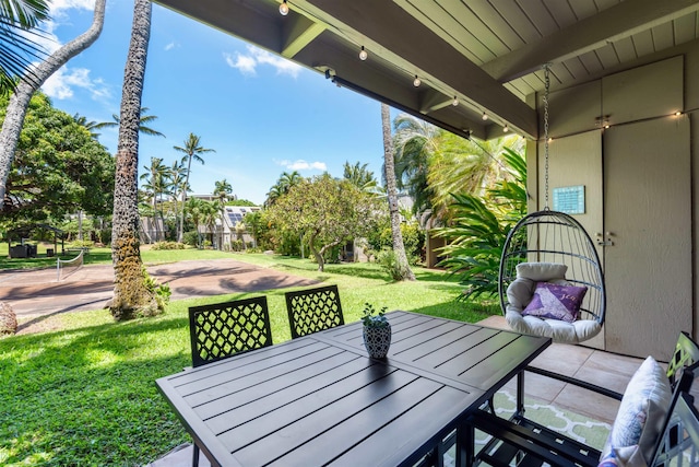4435 Lower Honoapiilani Rd Unit 152, Lahaina, HI 96761 - view of patio featuring outdoor dining space