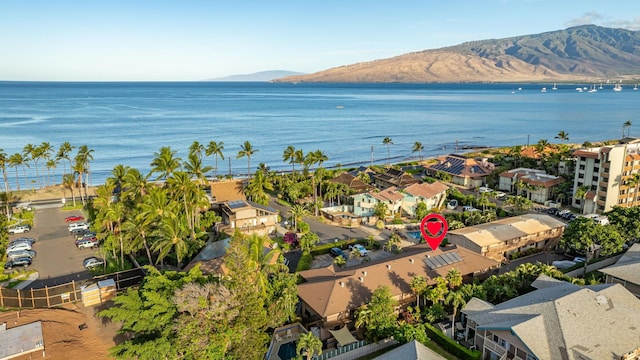 34 Wailana Pl Unit 201, Kihei, HI 96753 - aerial view of a water and mountain view