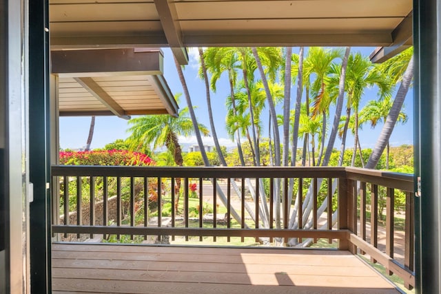 view of deck