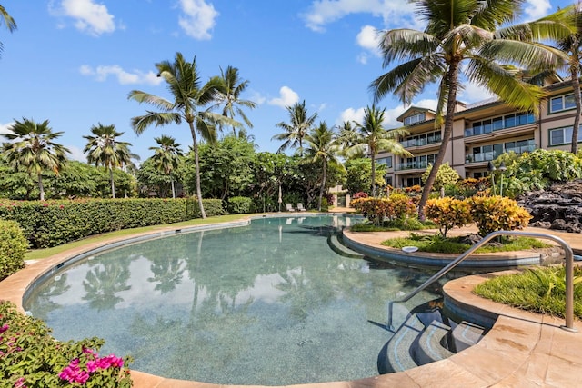 view of swimming pool