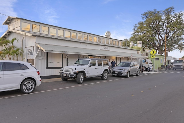 view of car parking