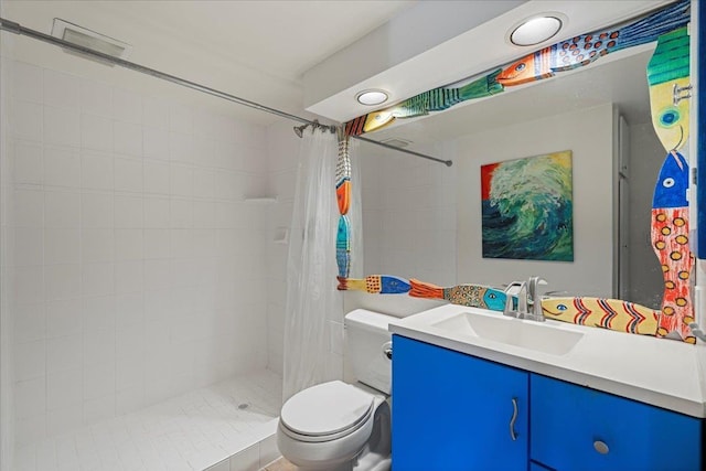 70 Hauoli St Unit 217, Wailuku, HI 96793 - full bath featuring a tile shower, toilet, and vanity