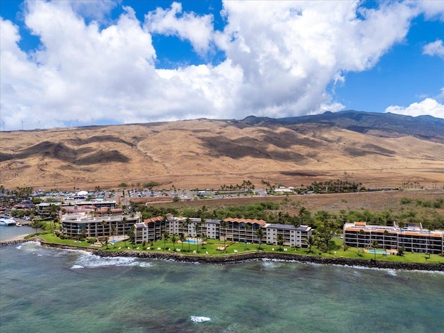70 Hauoli St Unit 217, Wailuku, HI 96793 - bird's eye view of a water and mountain view