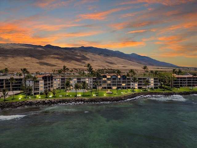 70 Hauoli St Unit 217, Wailuku, HI 96793 - bird's eye view of a water and mountain view