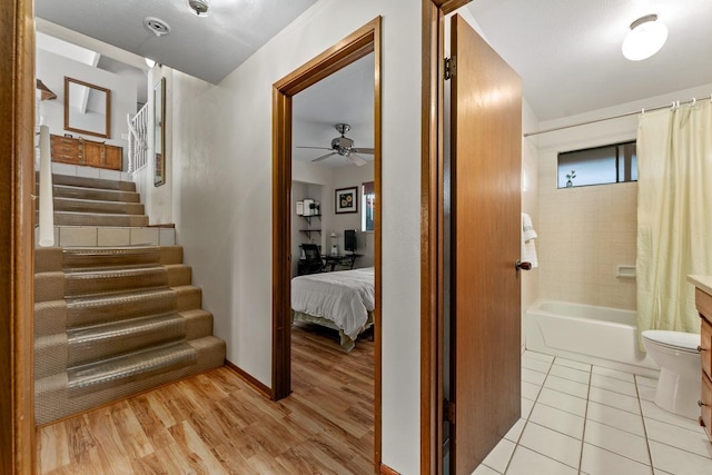 interior space featuring light wood-type flooring