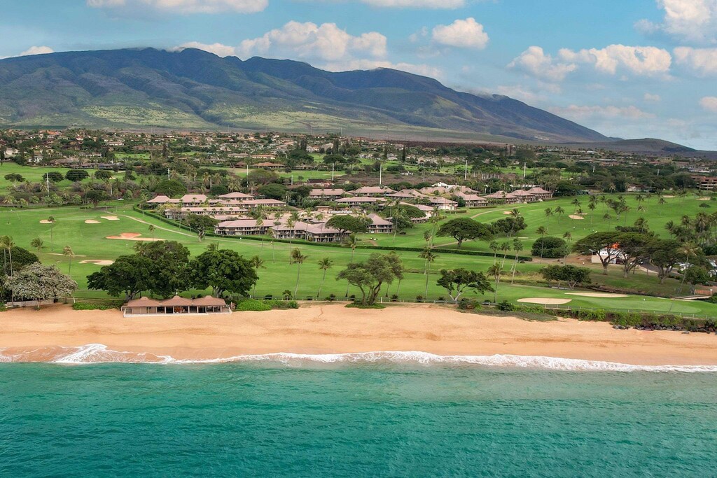 2661 Kekaa Dr Unit D103, Lahaina, HI 96761 - aerial view with a view of the beach and a water and mountain view