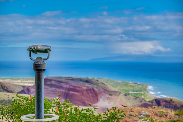 view of water feature featuring a mountain view