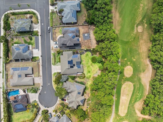 61 Huluhulu Pl, Kahului, HI 96732 - aerial perspective of suburban area featuring a golf club