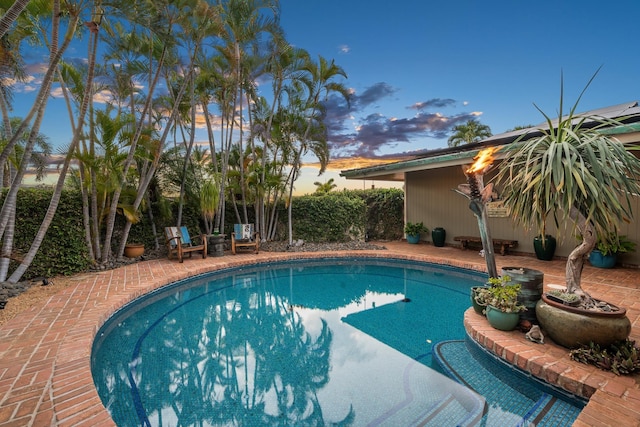 70 Pukolu Way, Kihei, HI 96753 - pool at dusk with a patio area