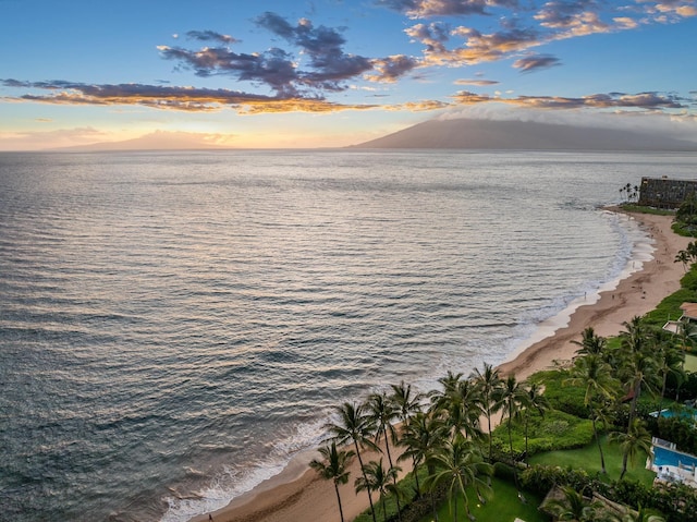 70 Pukolu Way, Kihei, HI 96753 - water view with local beach and a mountainous background