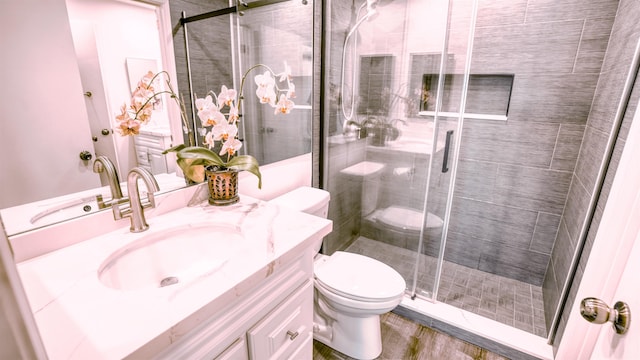 140 Uwapo Rd Unit 2-202, Kihei, HI 96753 - bathroom with vanity and a shower stall