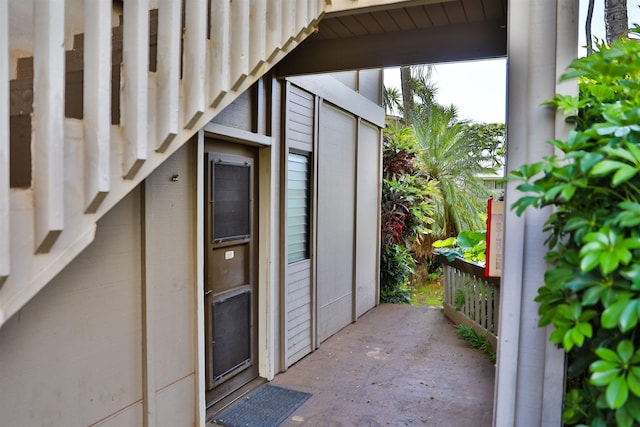 view of property entrance