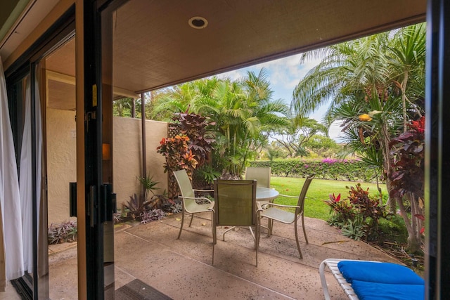 view of patio / terrace