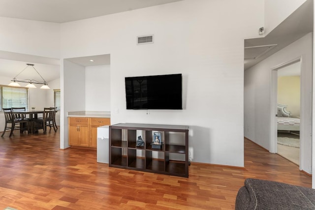35 Emoloa Pl, Wailuku, HI 96793 - living room featuring wood finished floors and vaulted ceiling