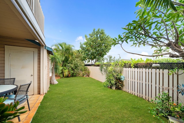 view of yard