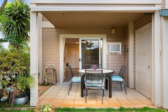 view of patio / terrace featuring outdoor dining space