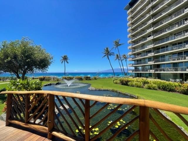 2481 Kaanapali Pkwy Unit 620V, Lahaina, HI 96761 - deck with a water view