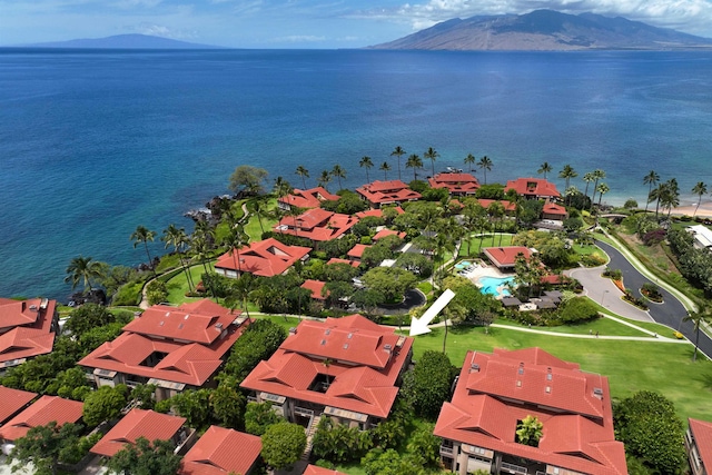 4000 Wailea Alanui Dr Unit 901, Kihei, HI 96753 - bird's eye view of a water and mountain view
