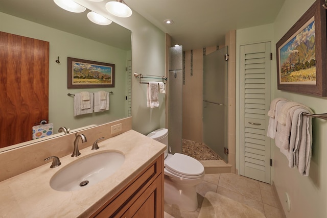 4000 Wailea Alanui Dr Unit 901, Kihei, HI 96753 - full bathroom with a shower stall, vanity, and tile patterned floors