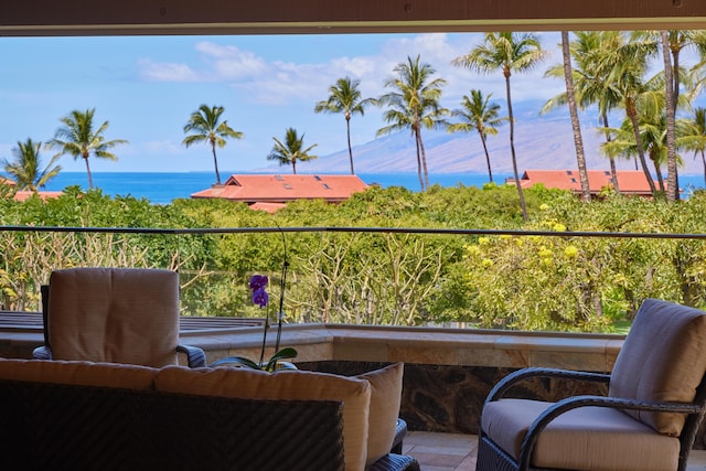 4000 Wailea Alanui Dr Unit 901, Kihei, HI 96753 - balcony featuring a water view
