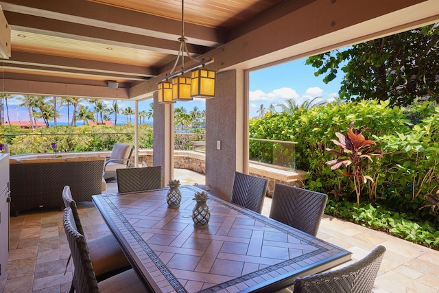 4000 Wailea Alanui Dr Unit 901, Kihei, HI 96753 - view of patio / terrace featuring outdoor dining area