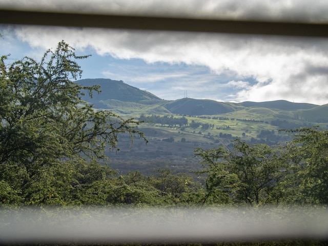 view of mountain feature