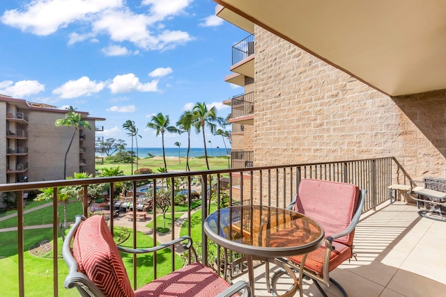 938 S Kihei Rd Unit 403, Kihei, HI 96753 - balcony featuring a water view